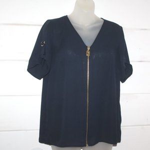 Michael Kors Navy Summer Top Small